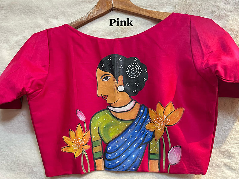 Stylish Hand Painted Blouse