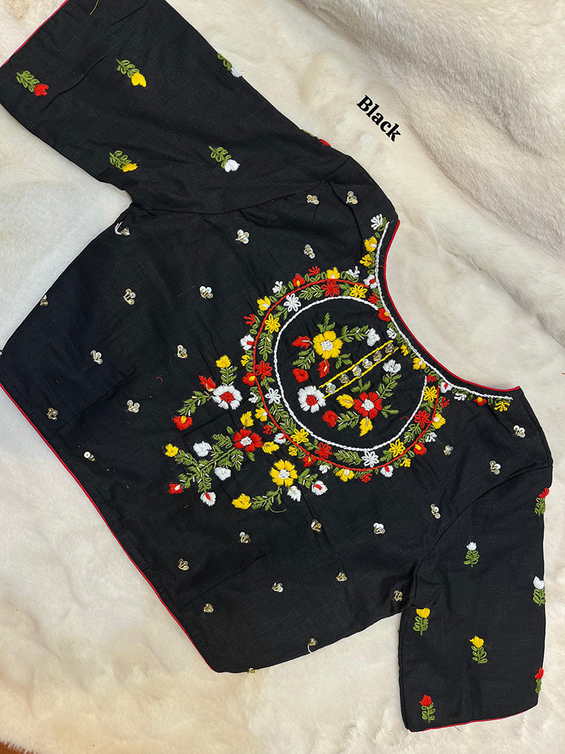 Hand Kutch work Blouse