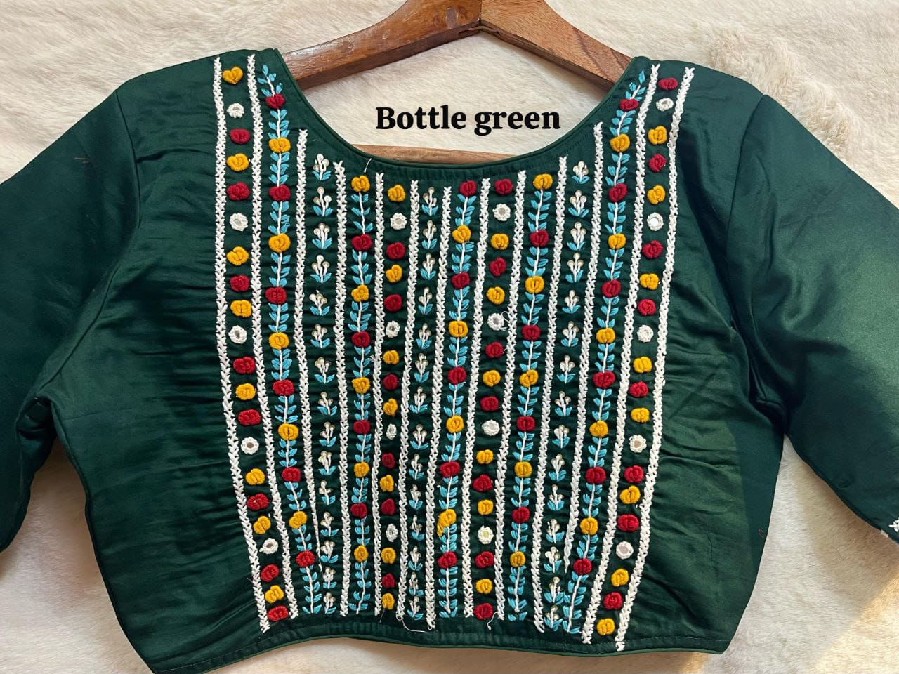 Elegant Hand Kutch Work Blouse
