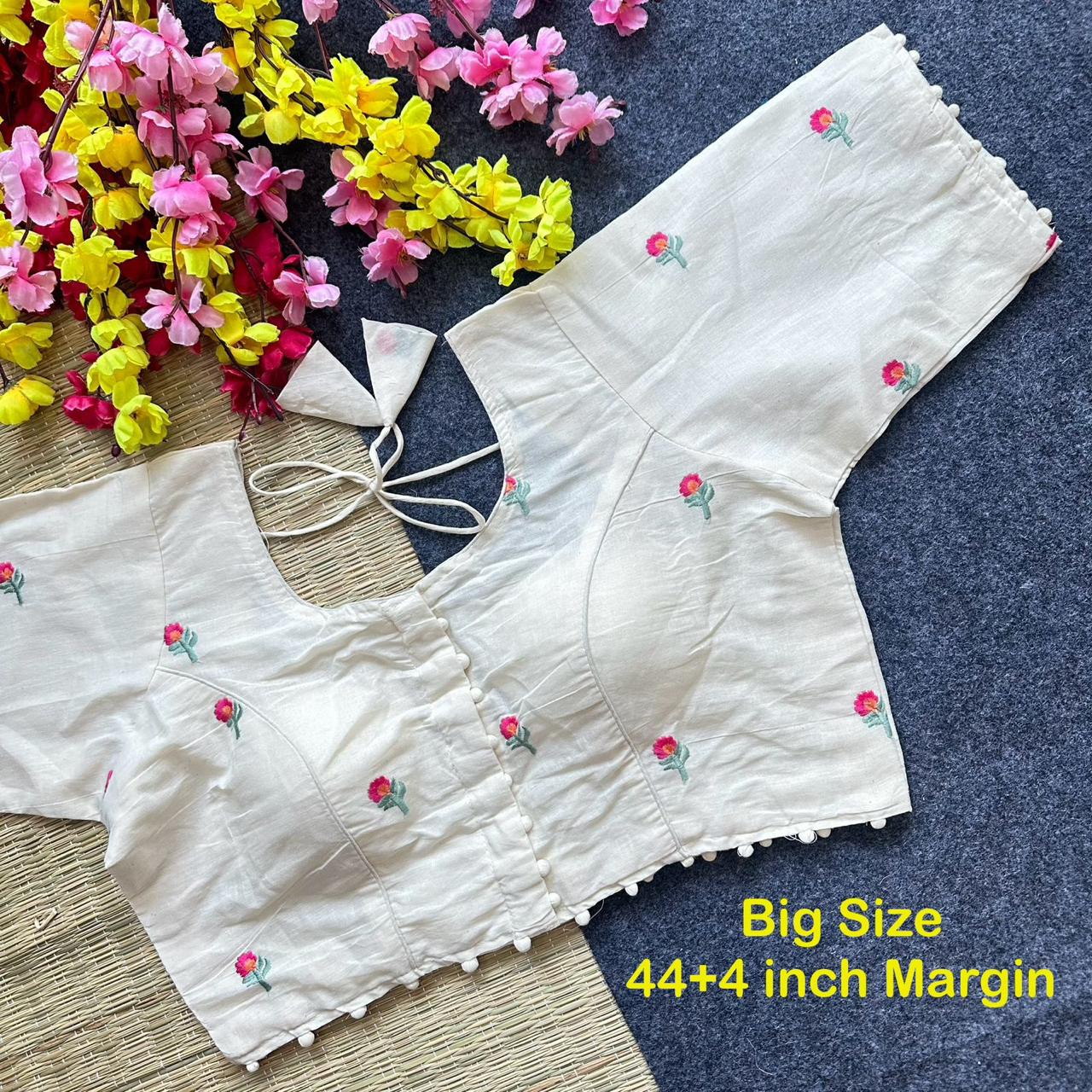 khadi cotton readymade blouse
