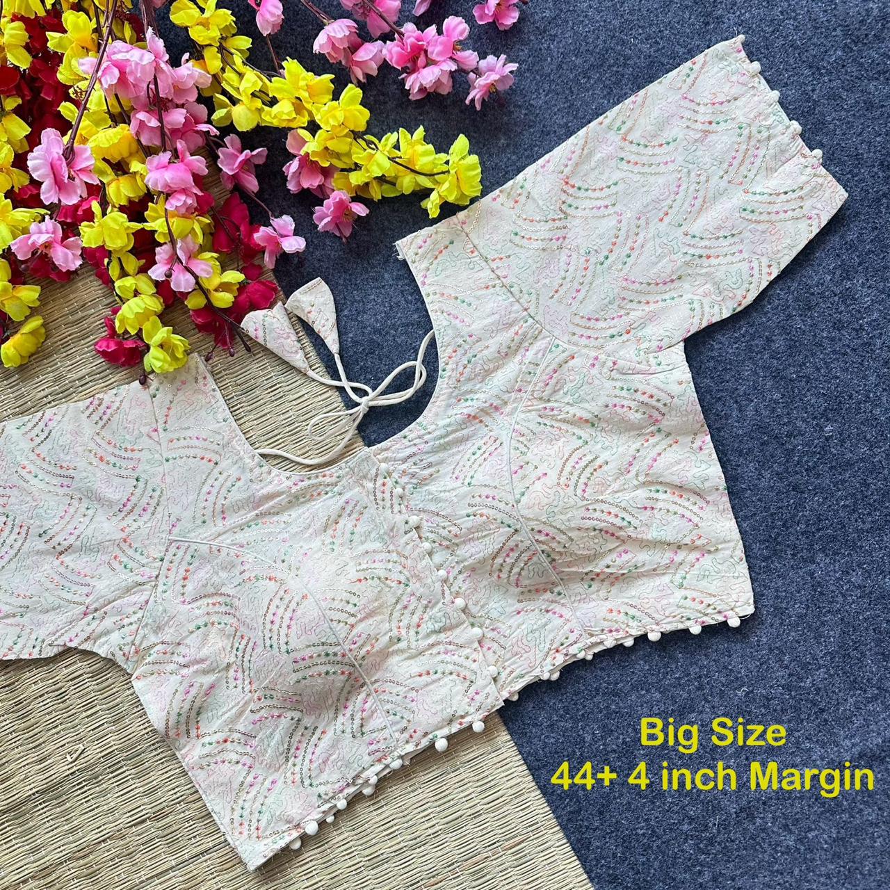 Pure Camric Cotton Diable Blouse