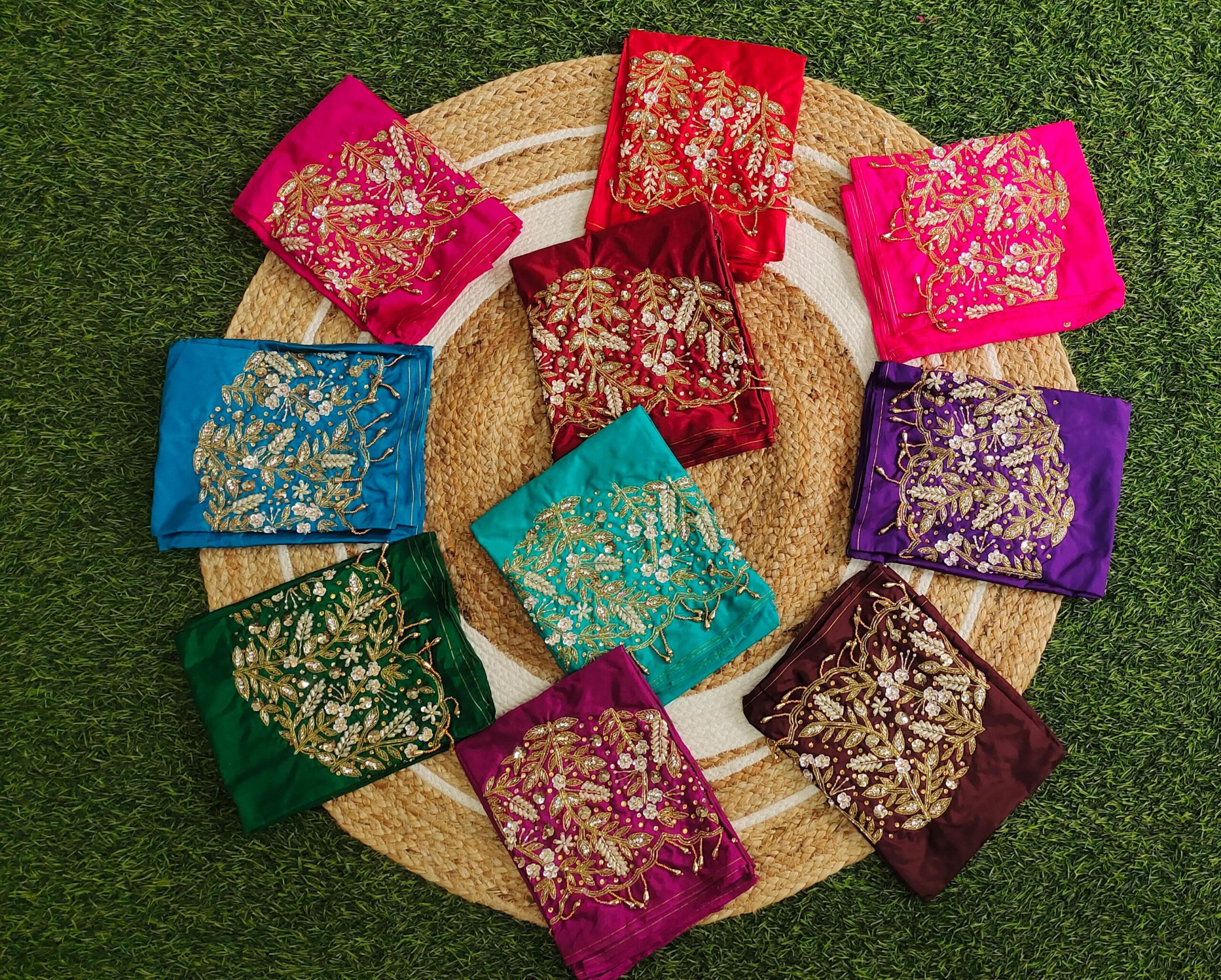 Maggam Work Blouse Piece