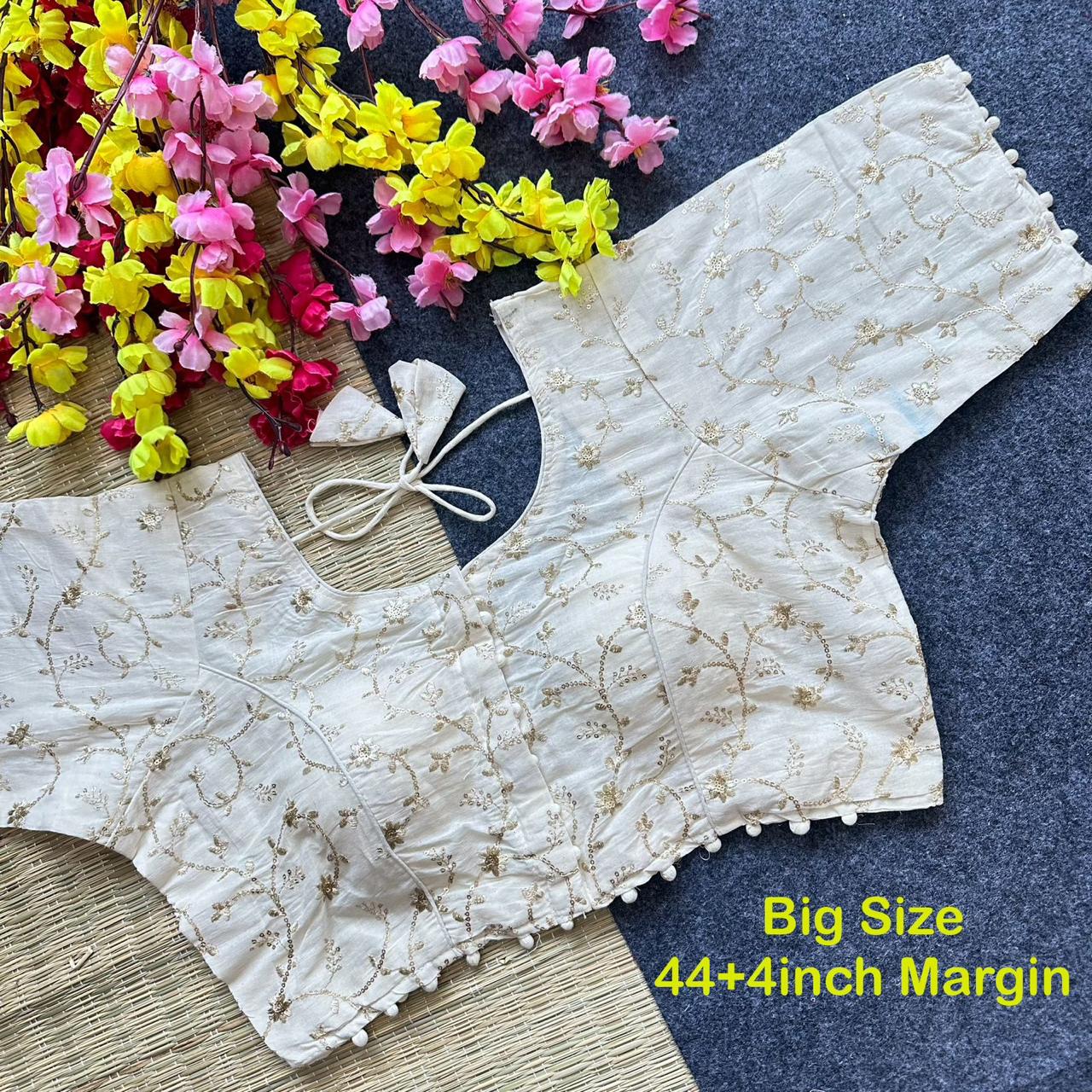 khadi cotton readymade blouse