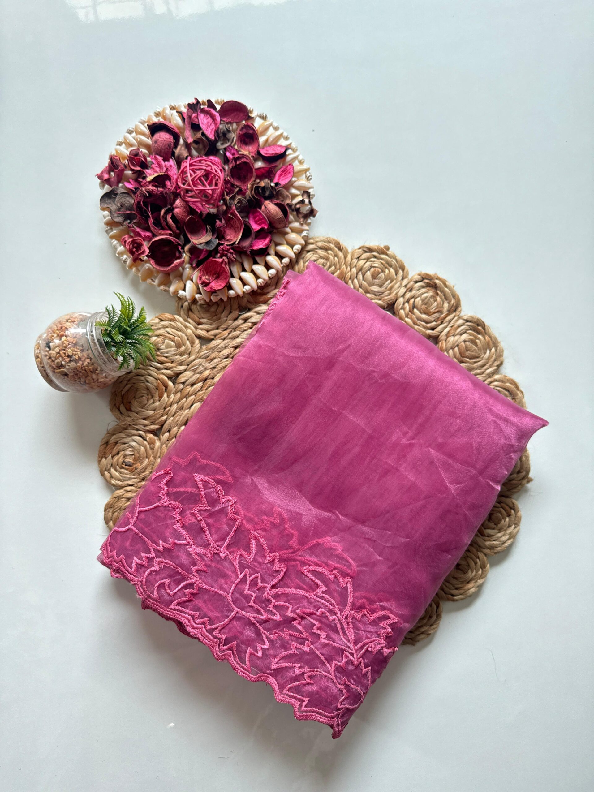 Premium Orgenza Tissue Saree