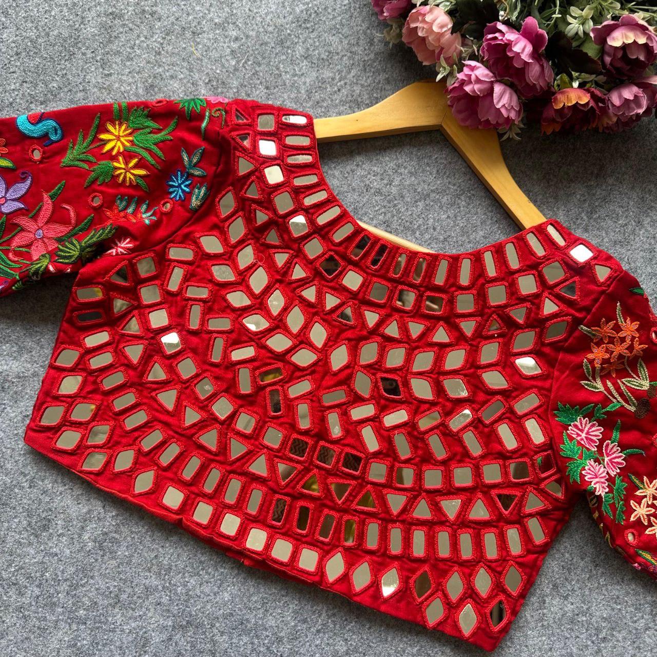 Festival wear A beauty of handwork work all over blouse