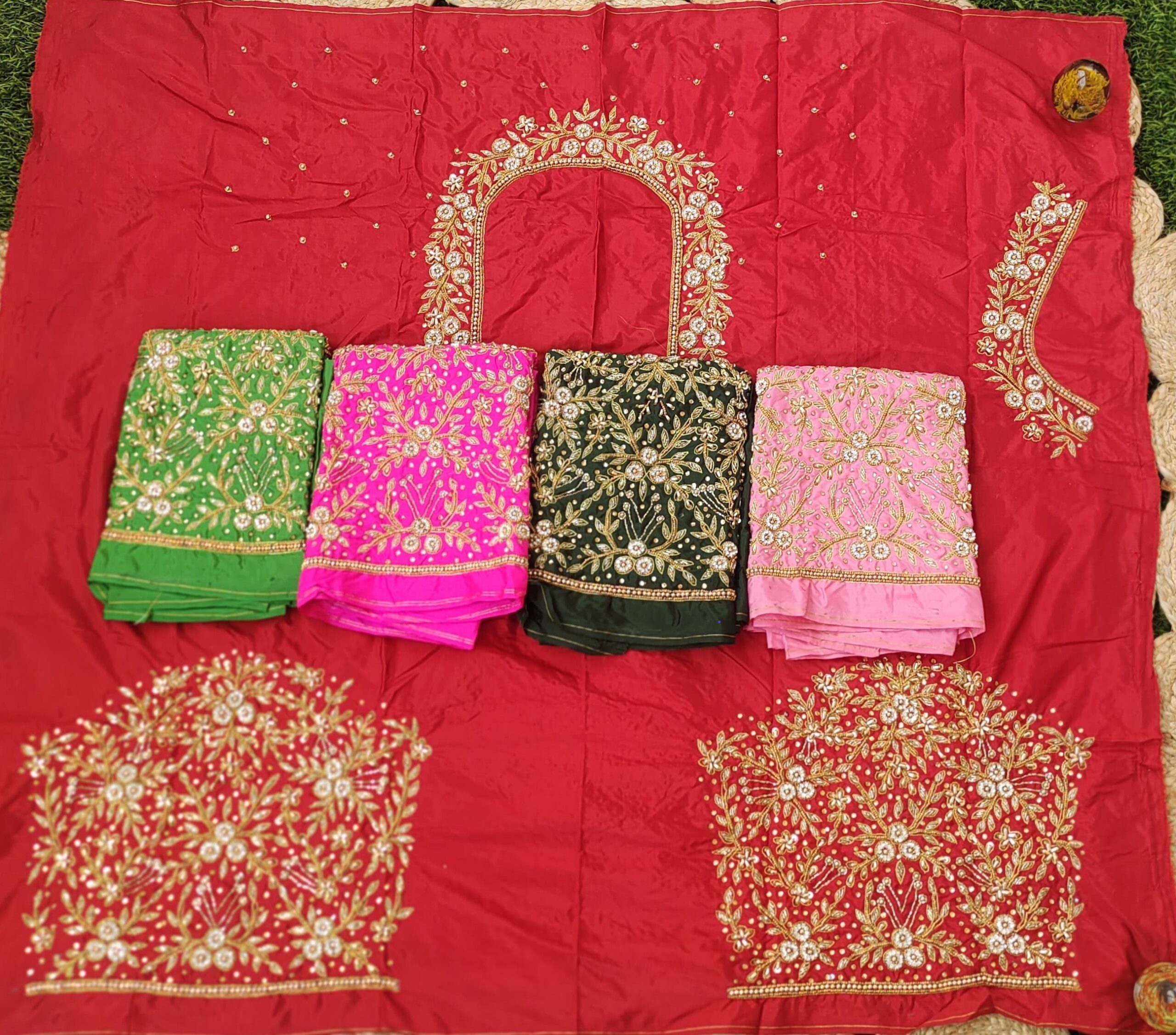 Womens Maggam Work Blouse Piece