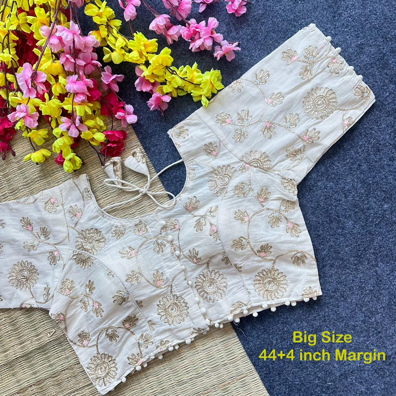 khadi cotton readymade blouse