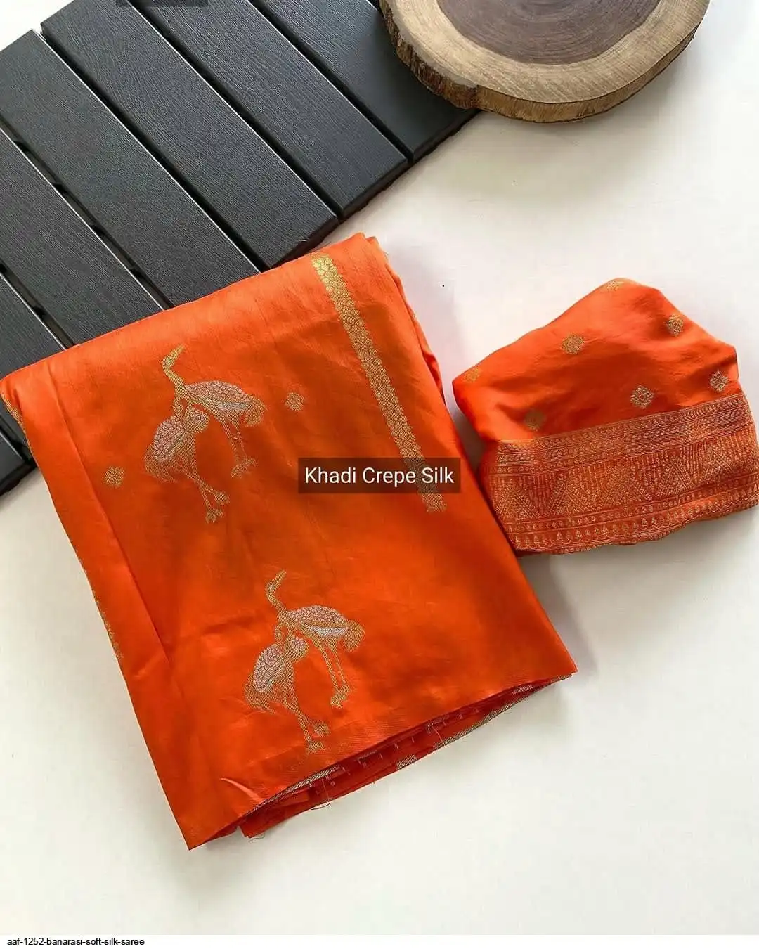 Banarasi hand-dyed saree