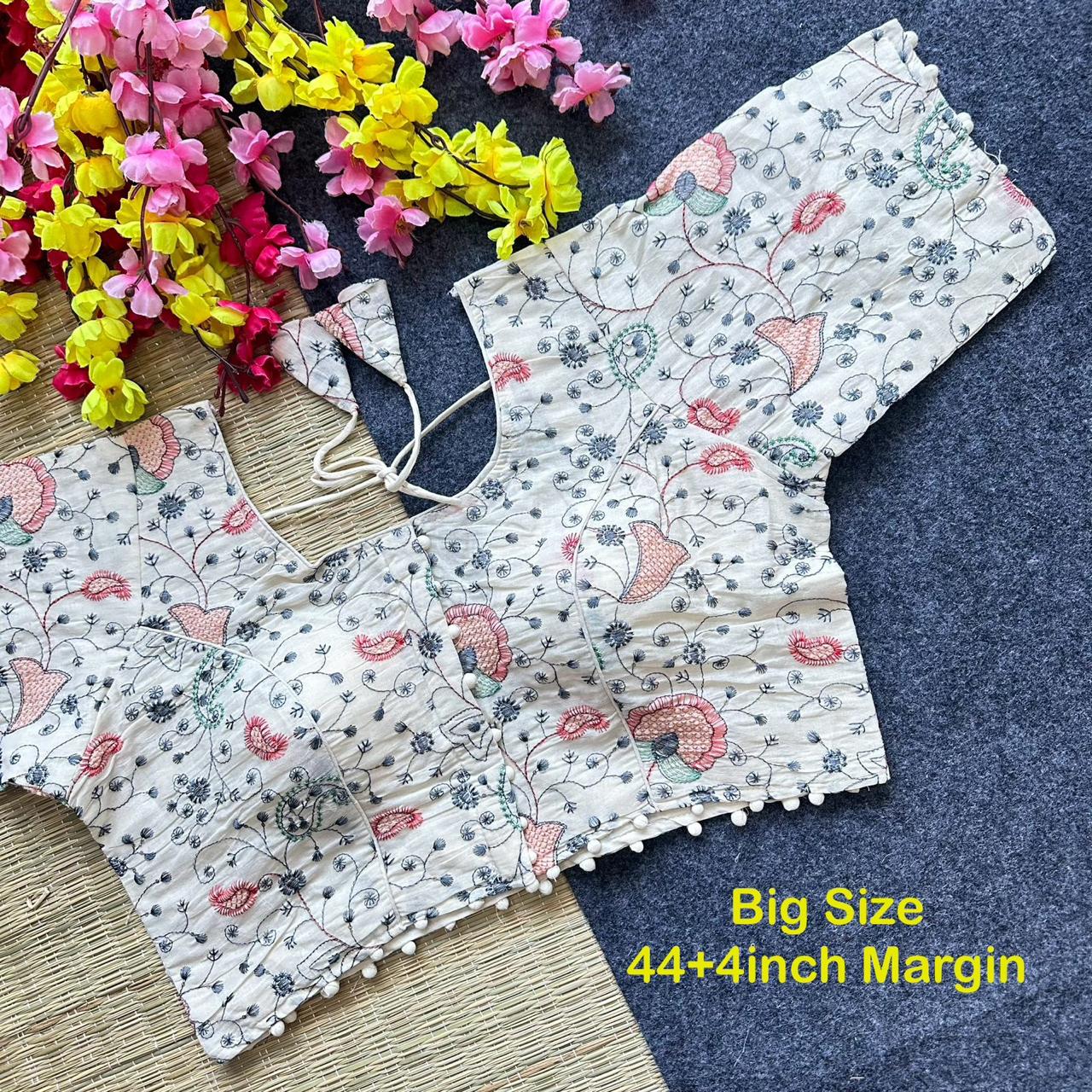 khadi cotton readymade blouse