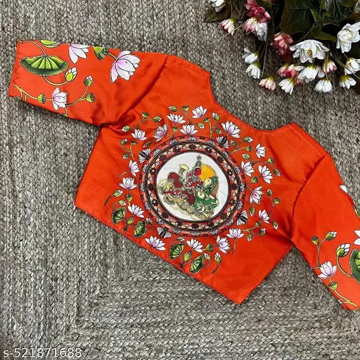 silk handmade work boutique style collection Blouse