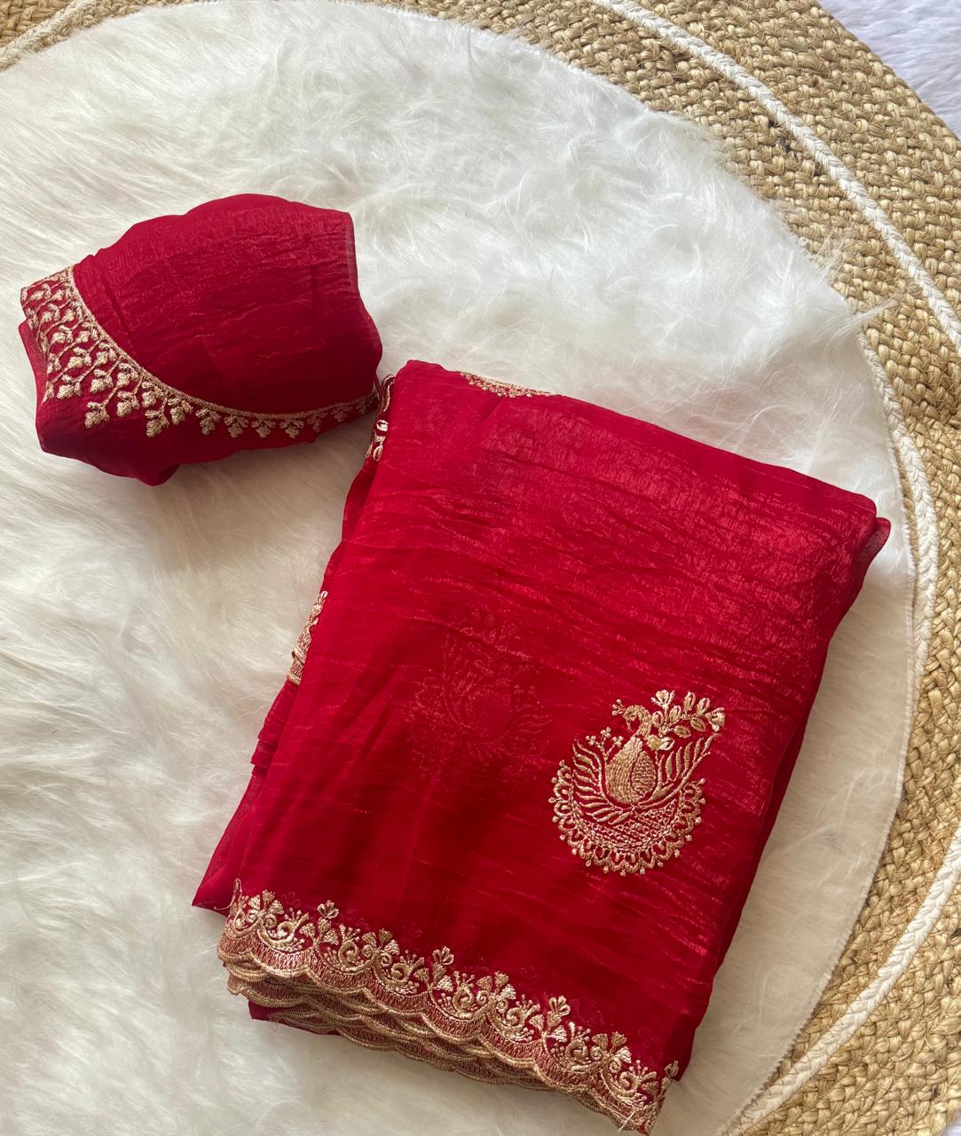 Churchy Chiffon Saree