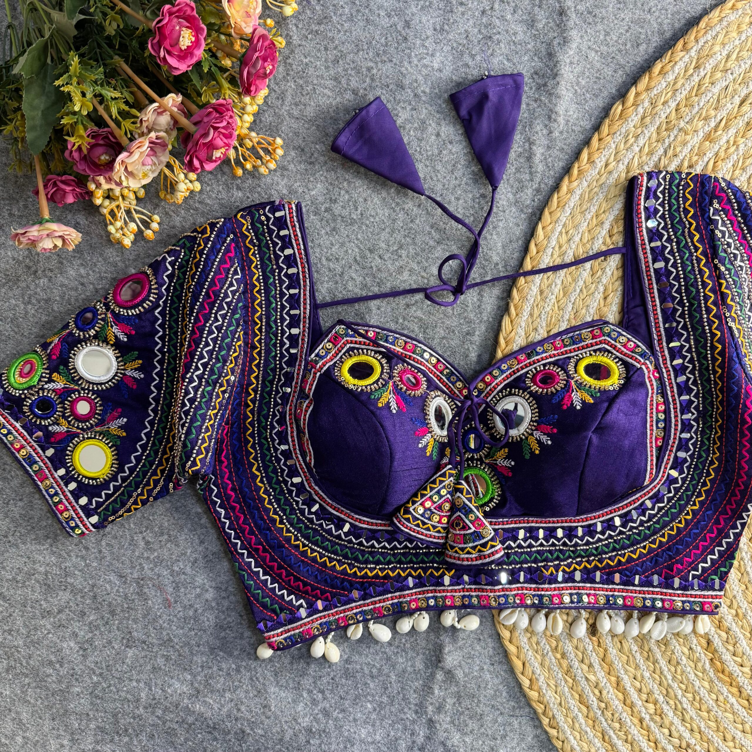 HANDWORK MASABA STYLE BLOUSE