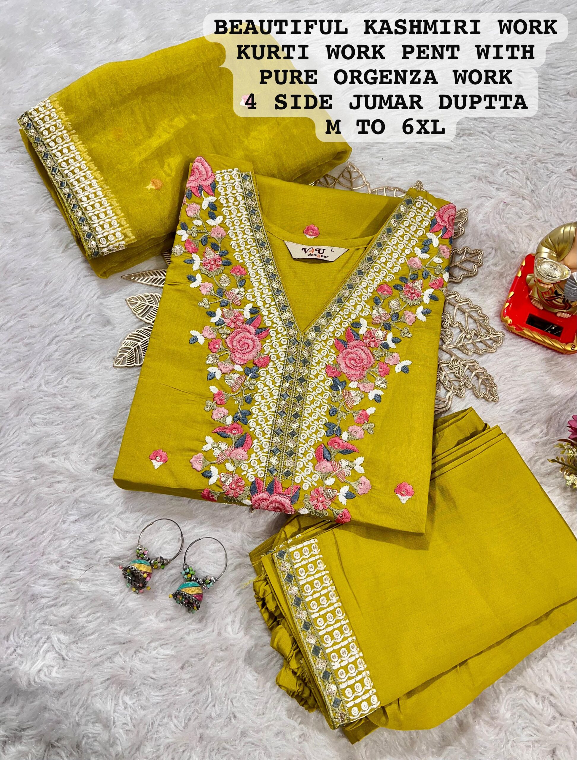 HAND WORK  KURTI