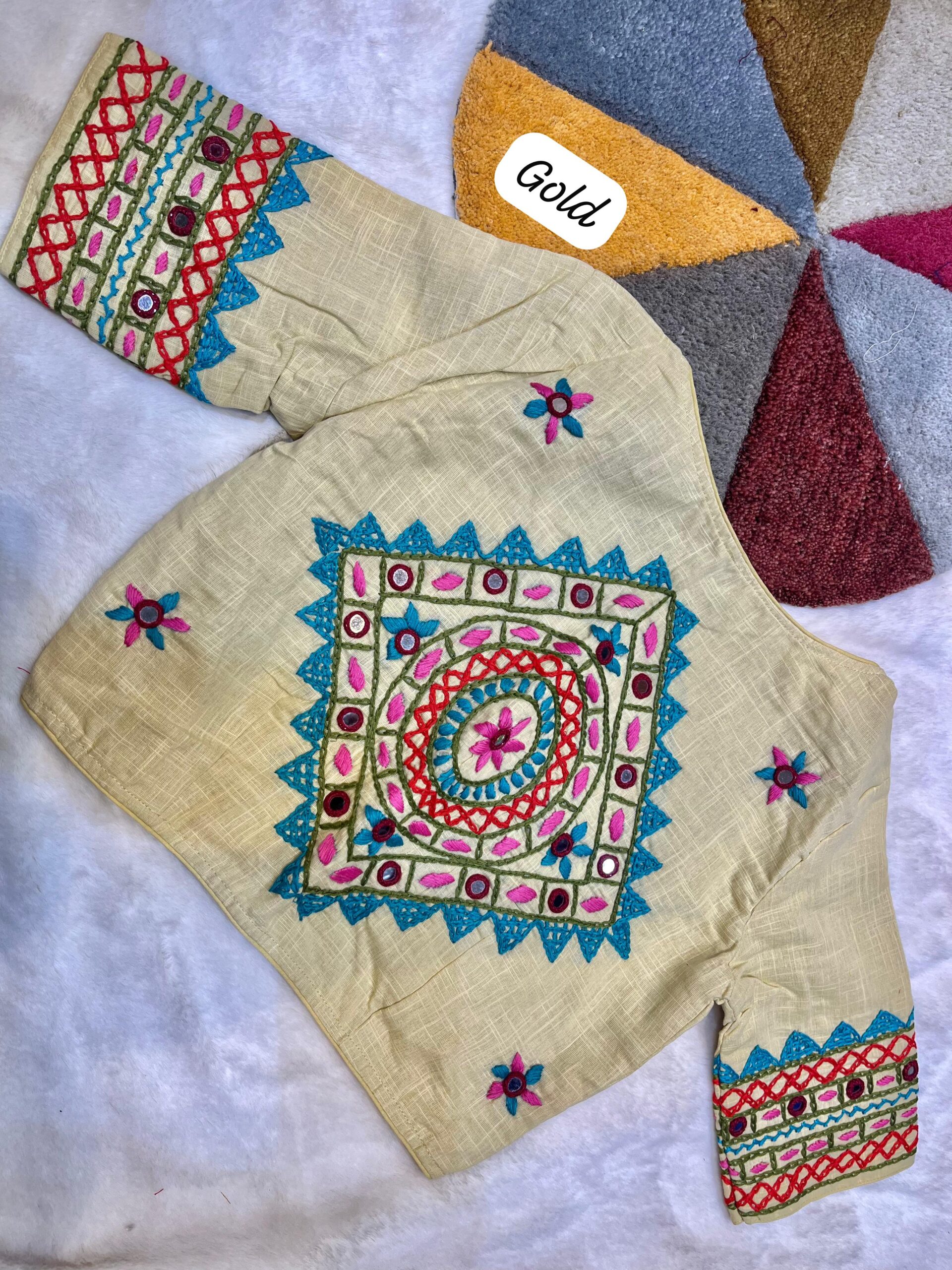 Cotton Hand work Blouse