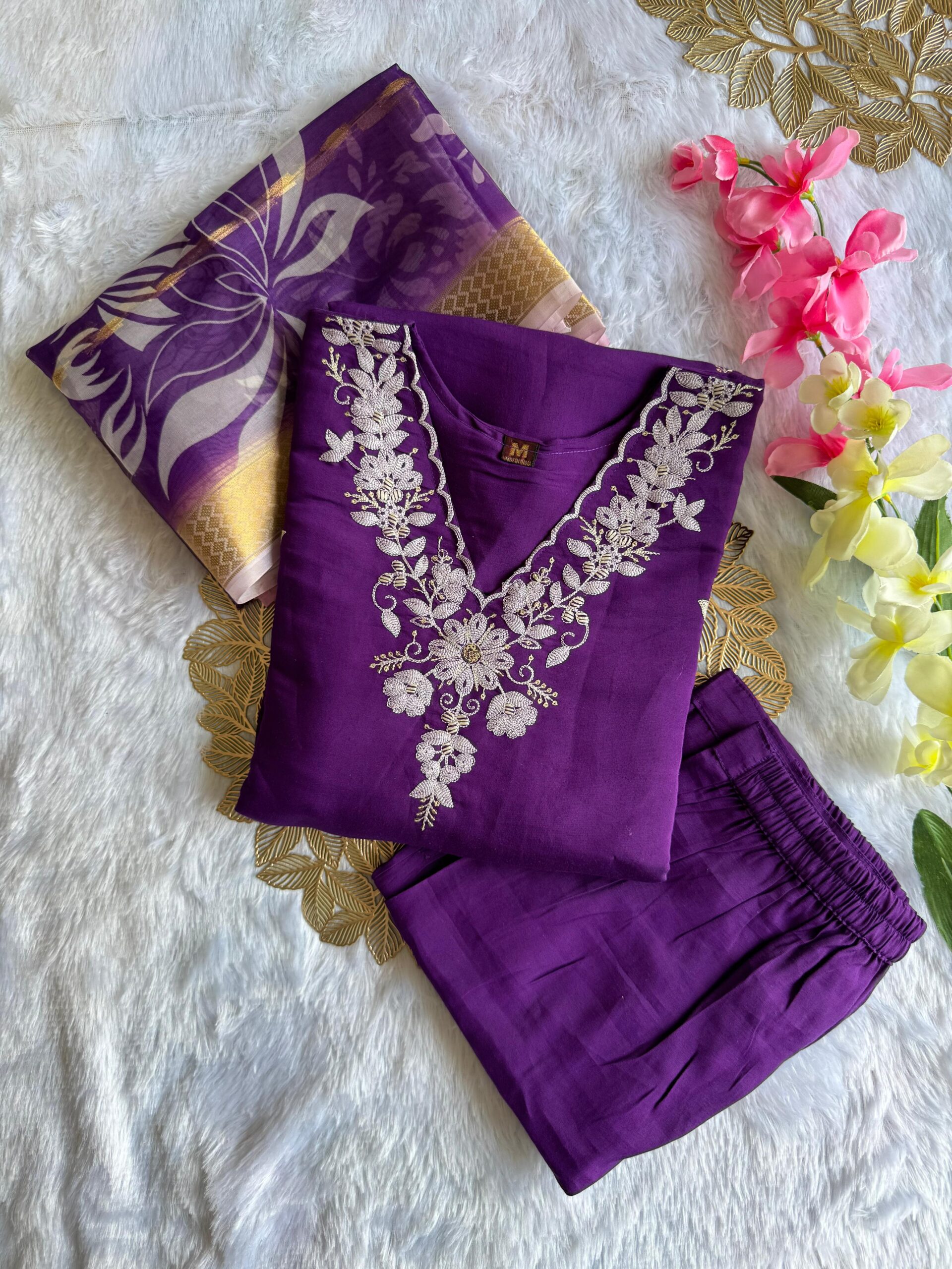 New Designers Kurti Pent Dupatta Set