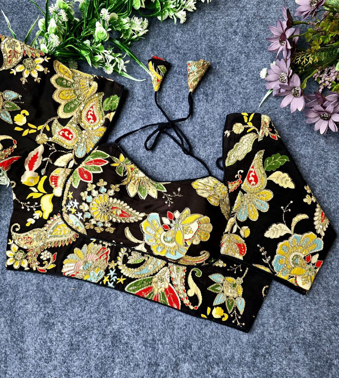 VISCOSE POJISAN PRINT EMB. BLOUSE