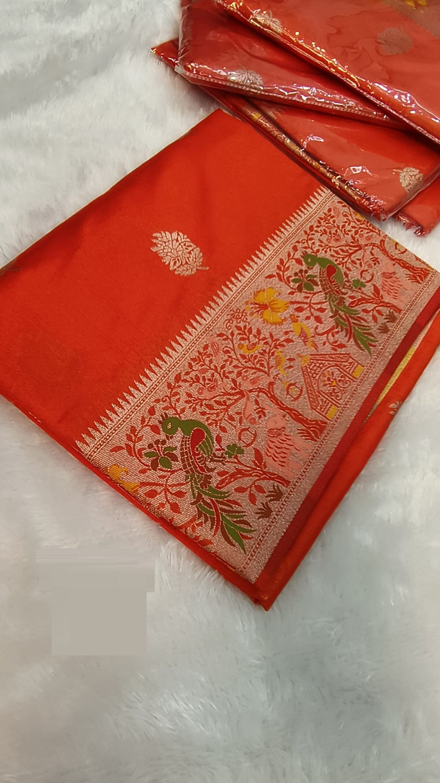 Soft & lite weigh beautiful tusser silk saree