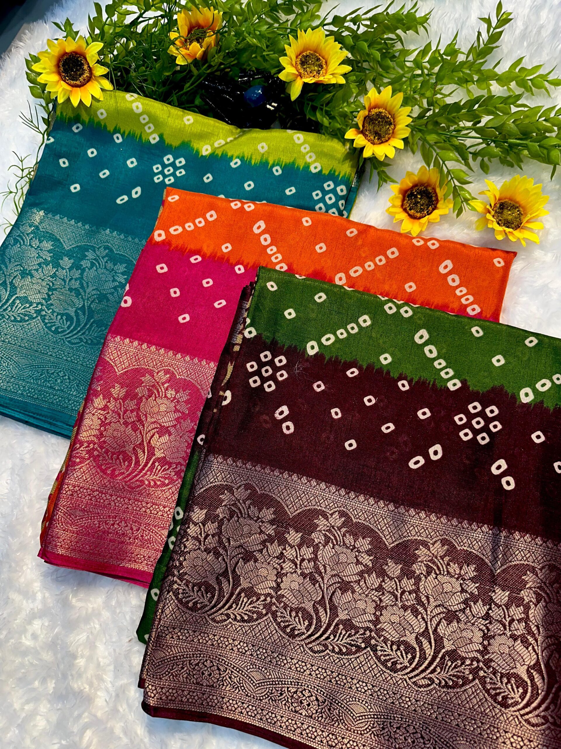 Pure and premium dola silk saree