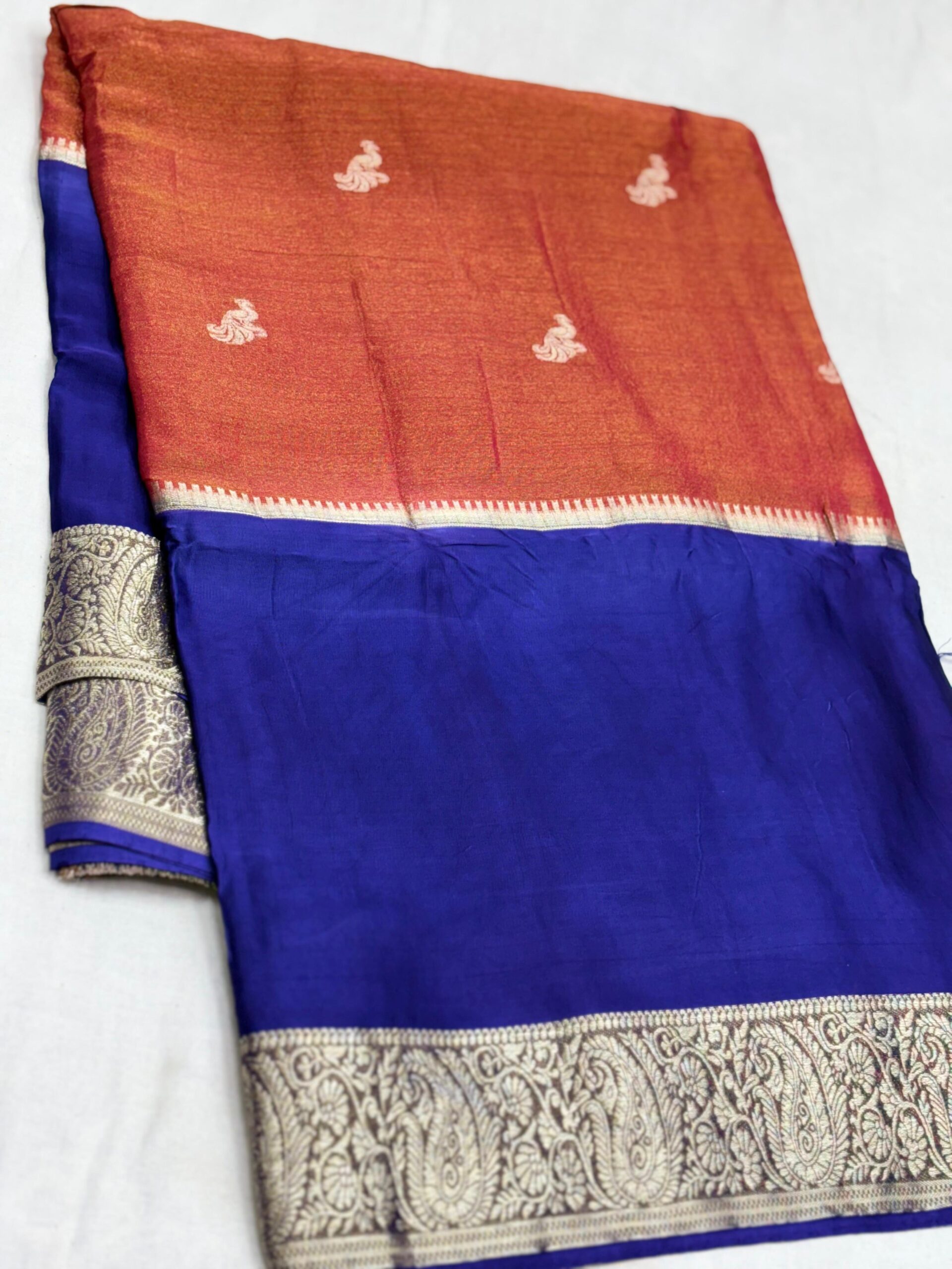 Pure modal gajji both side border Saree