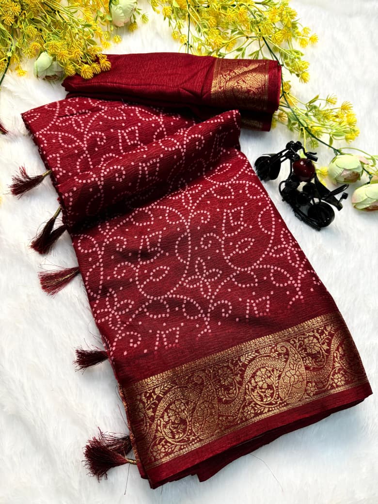 Super hit  premium crave crush saree