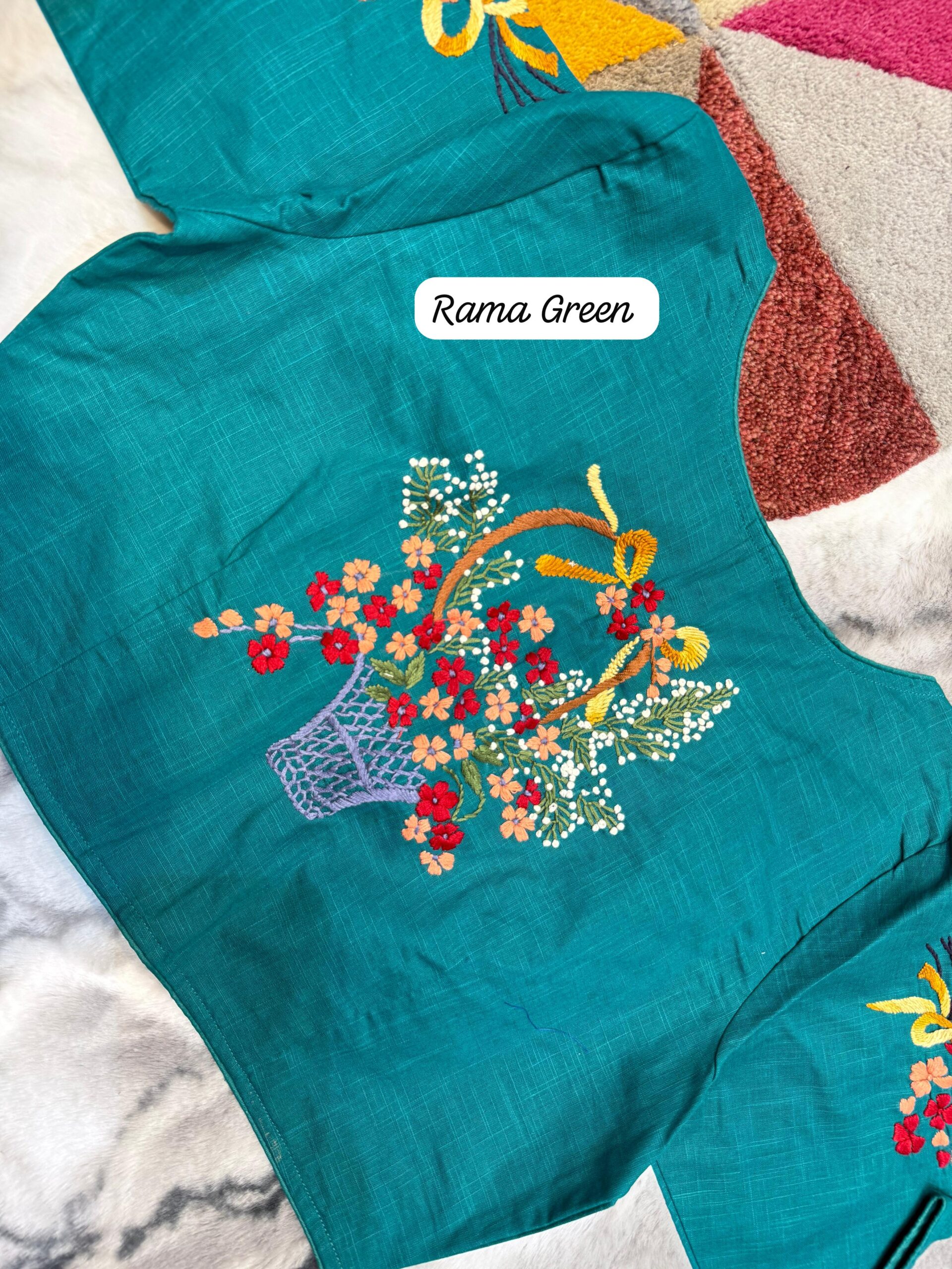 Pure Hand work Blouse