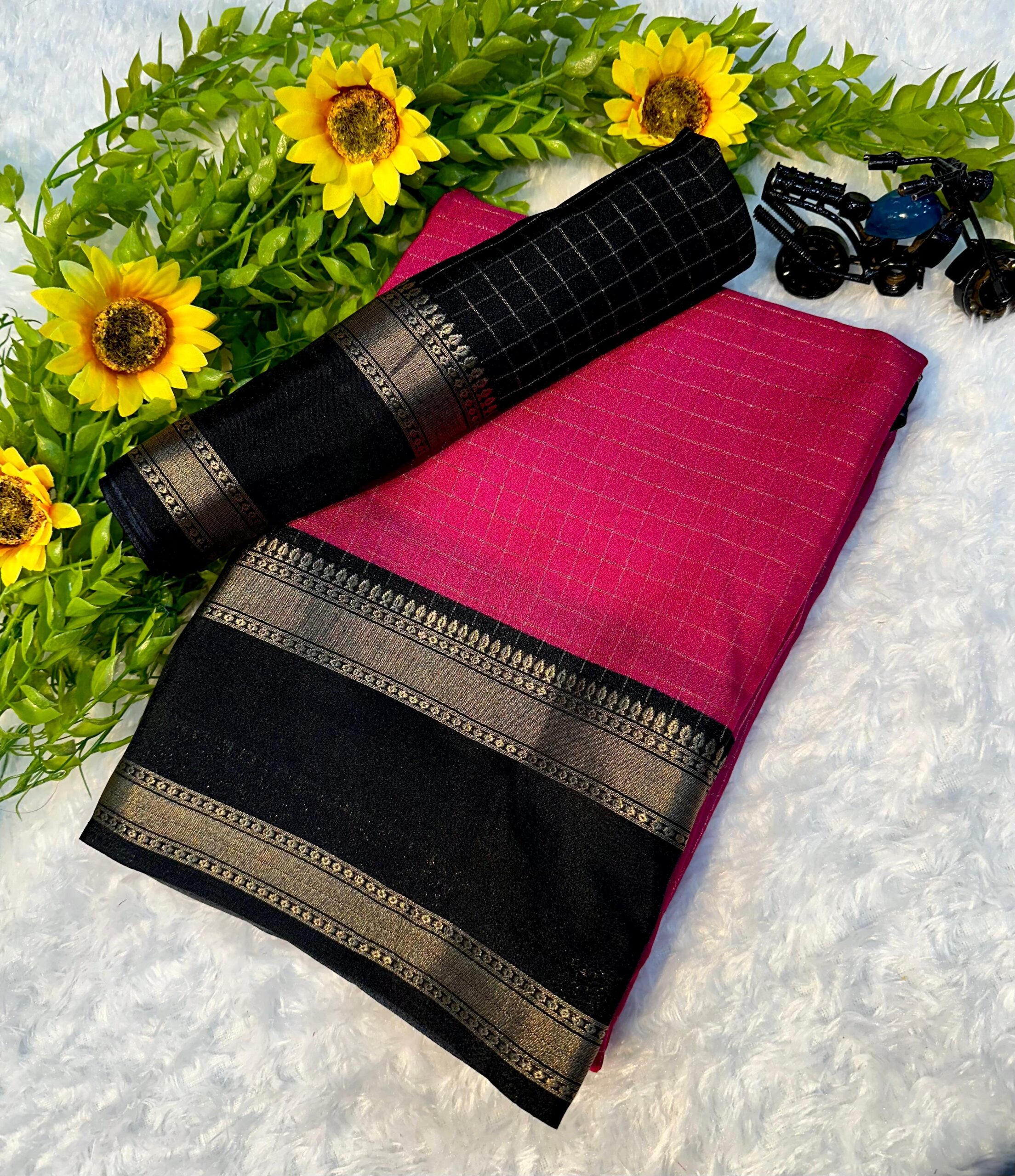Beautiful heavy mysore silk saree