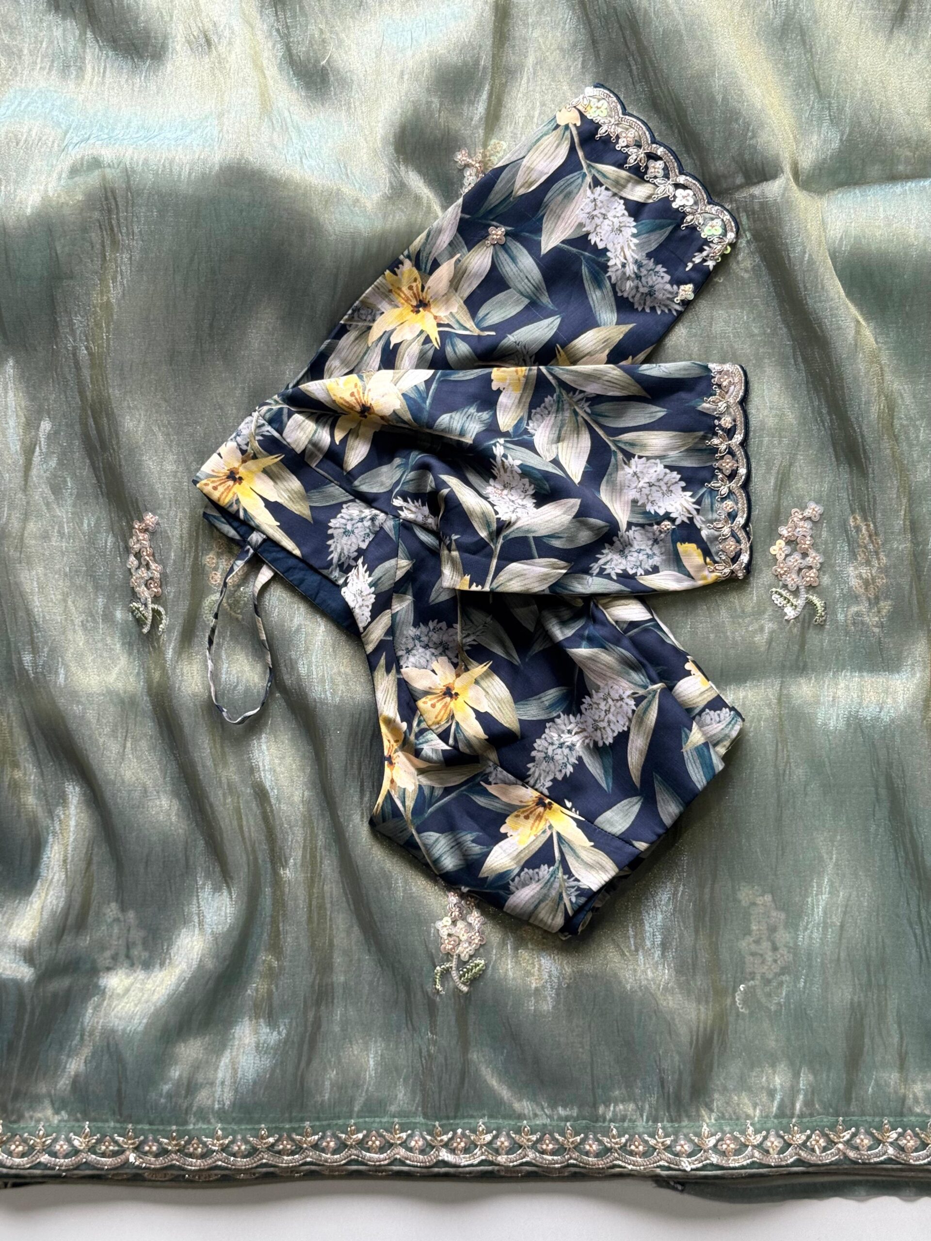Premium tissue silk saree