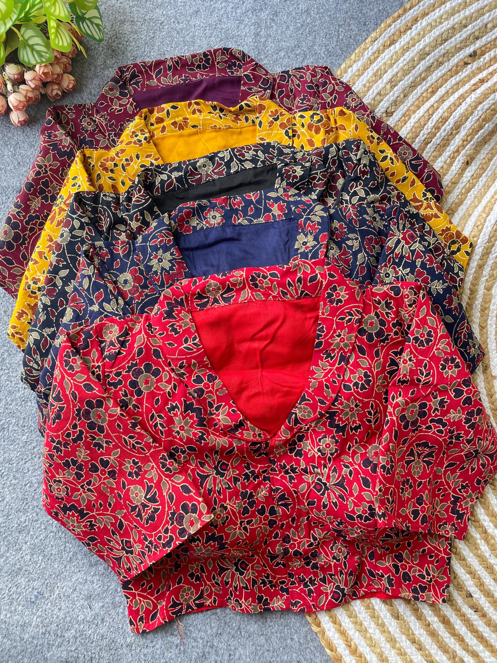 Ajrakh Cotton Blouse